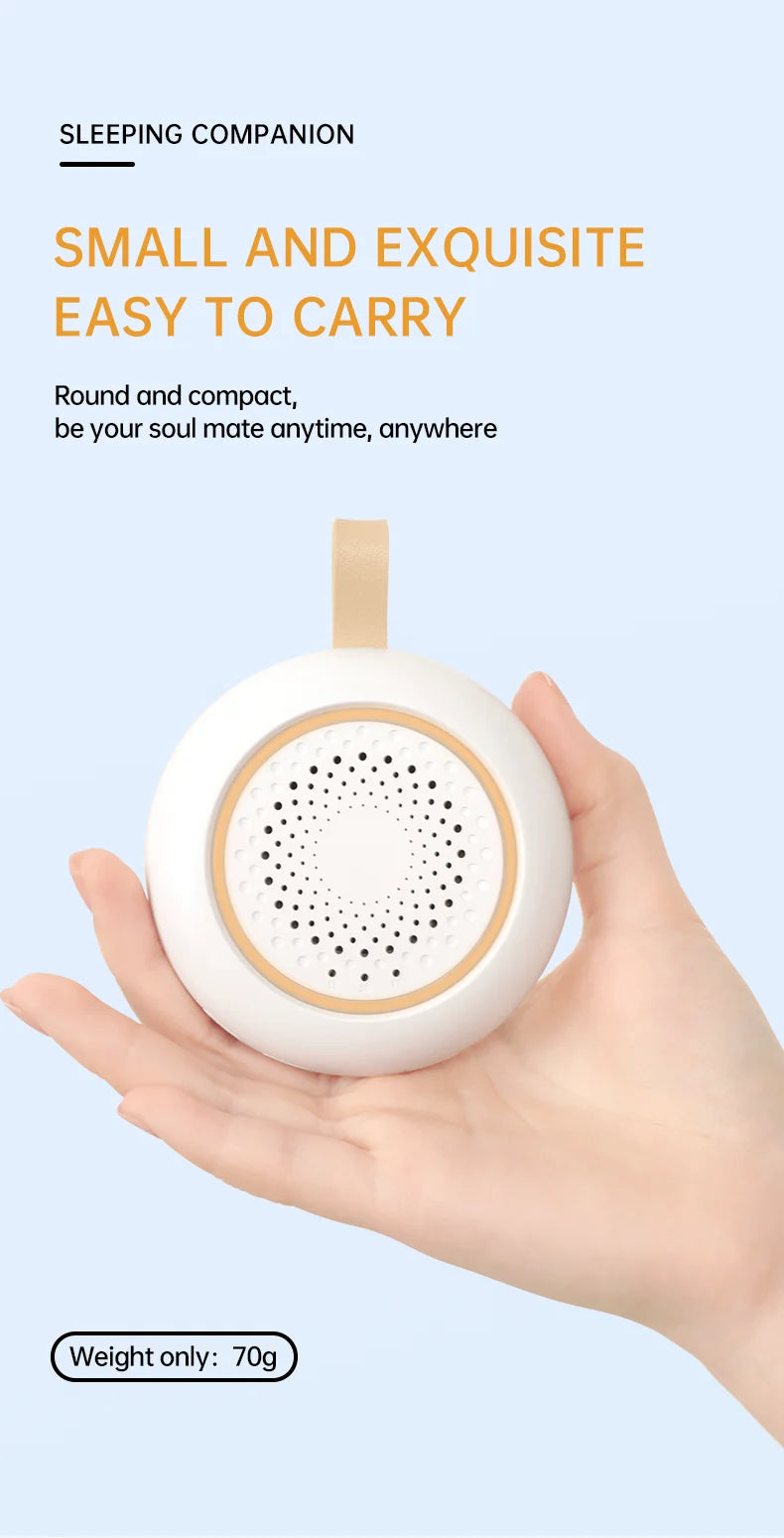 Portable White Noise Machine with Sleep Light (Rechargeable)