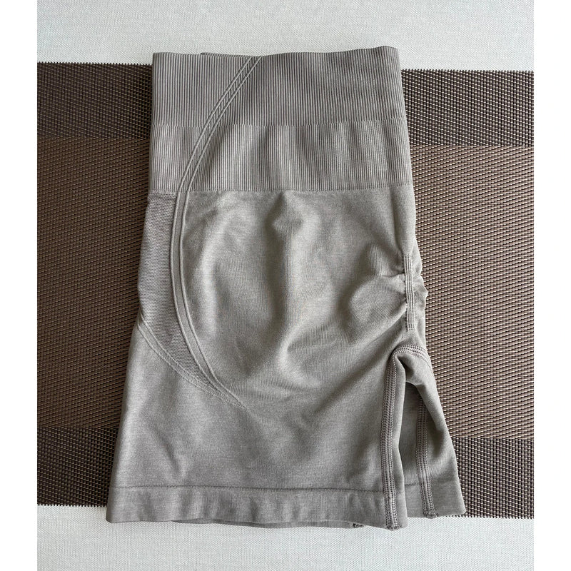 TKITK Women's High Waist Seamless Tight Shorts