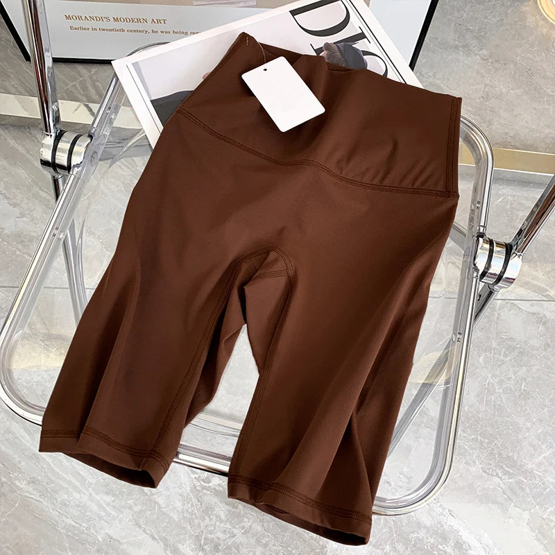 Summer Elastic Breathable Quick-Dry Yoga Shorts