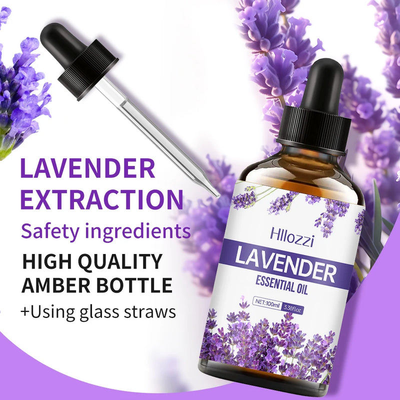 Lavender Essential Oil for Facial and Body Skin Care
