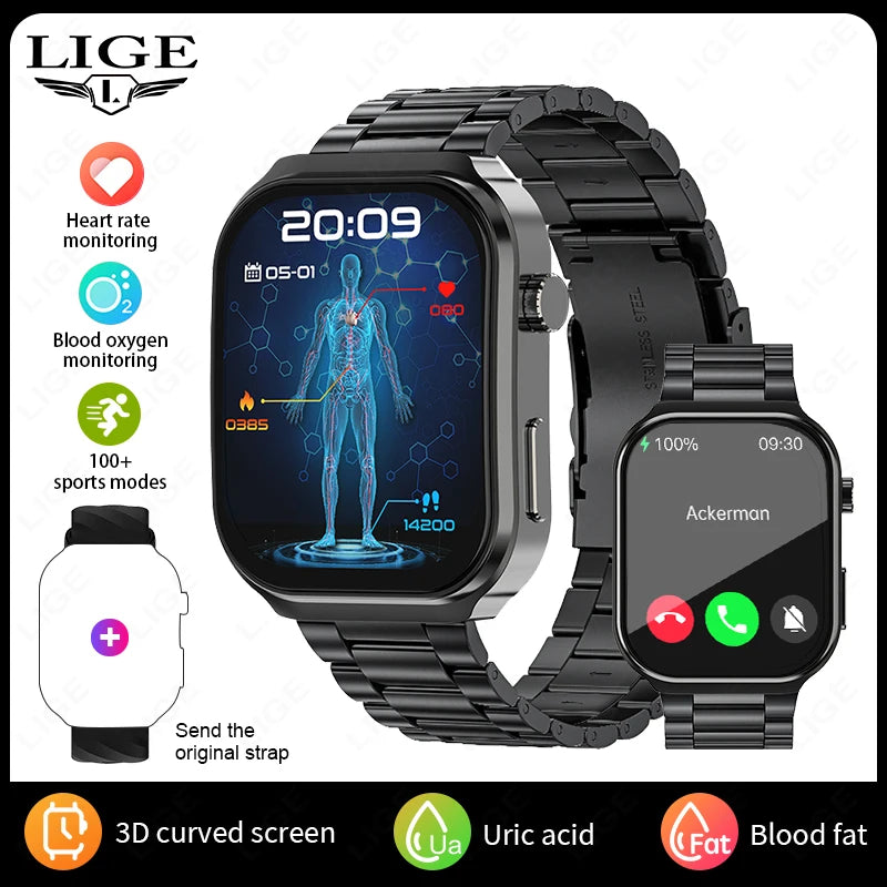 LIGE AI Health Smart Watch
