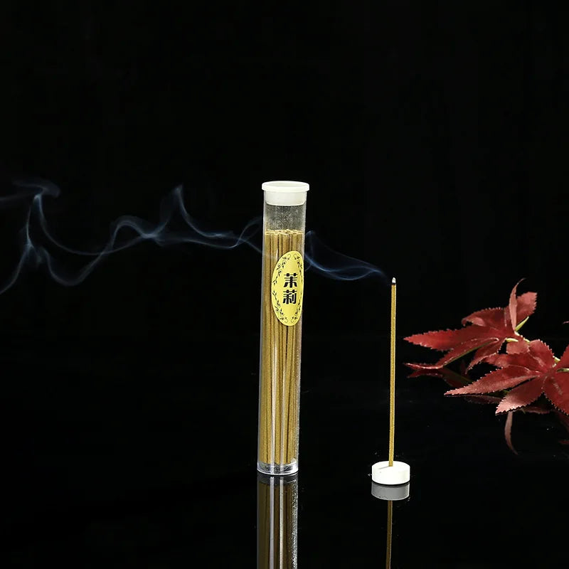 50Pcs/Box Natural Incense Sticks (Jasmine & Lavender Scented):