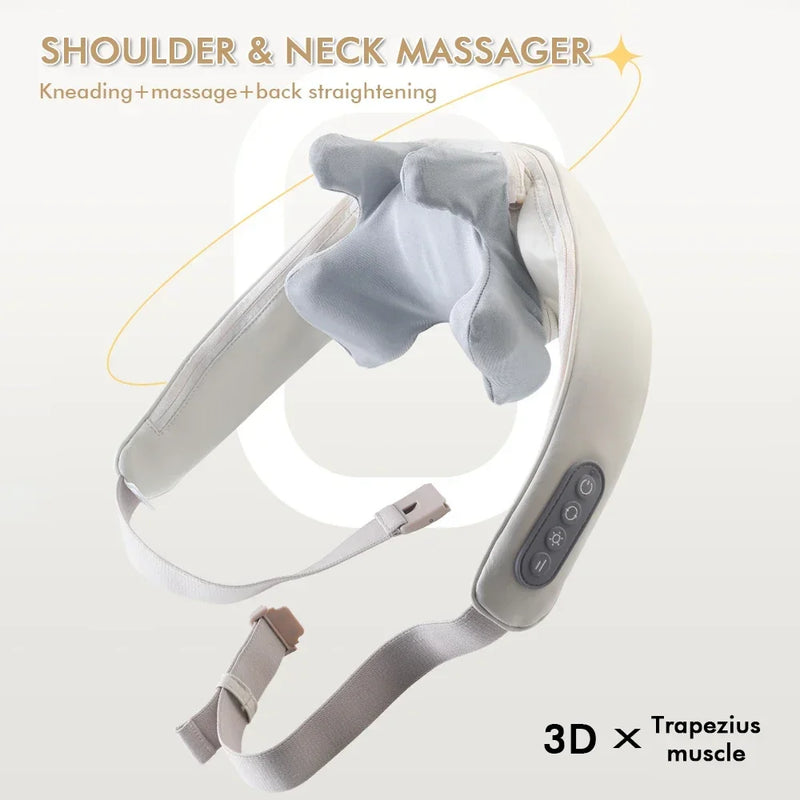 Wireless Neck & Back Massager – Deep Relief for Neck, Shoulder & Trapezius Tension