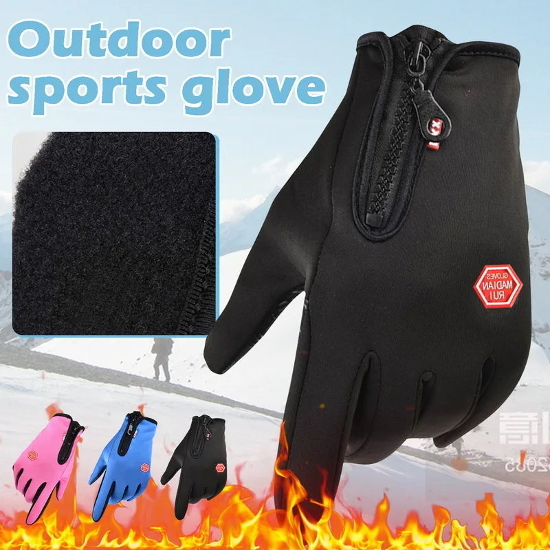 Unisex Winter Tactical Gloves – Warm Touchscreen Gloves for Hiking, Skiing & Cycling