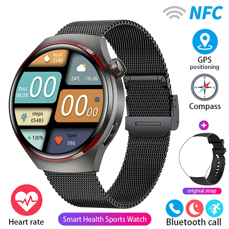 GT4 Pro Smart Watch with GPS & AMOLED Display