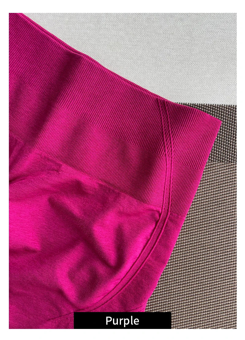 TKITK Women's High Waist Seamless Tight Shorts