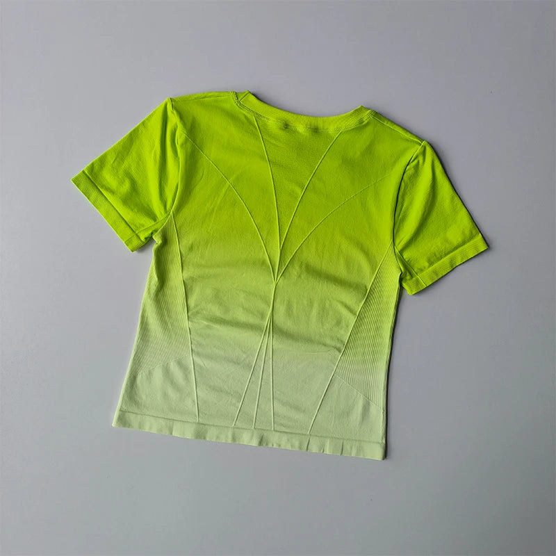 Women's Elastic Quick Drying Sports  T-Shirt