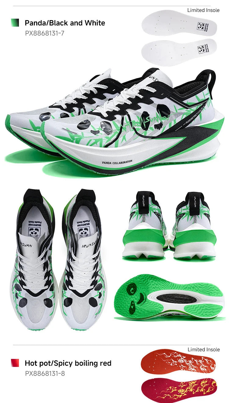 IRUNSVAN Carbon Plate Running Shoes – Cushioned Marathon Shoes for Men & Women