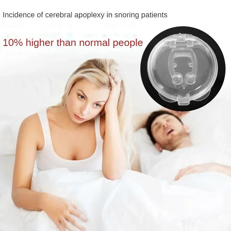 Anti Snore Sleep Aid Magnetic Therapy Finger Ring