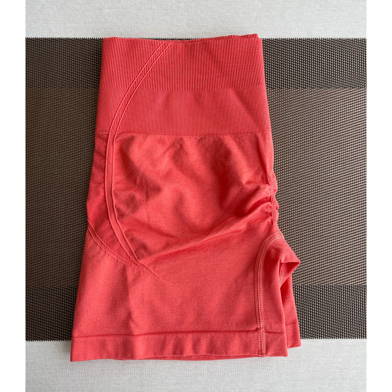 TKITK Women's High Waist Seamless Tight Shorts