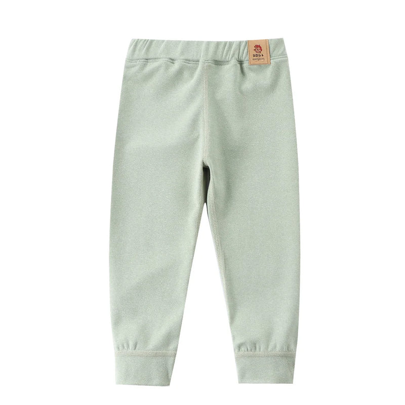 Kids Winter Fleece Lined Leggings – Thick Warm Base Pants