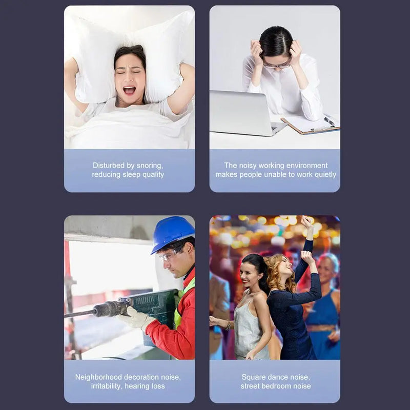 Professional Sleep Earplugs – Noise Reduction Earplugs for Sleeping, Dormitories, Study & Travel