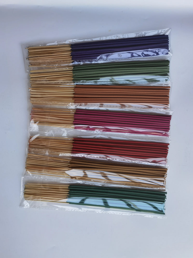 Set of 140 Incense Sticks (Lavender, Sandalwood, White Sage)