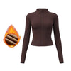 Women’s Slim Fit Zip-Up Yoga Jacket – Quick Dry Fitness Top