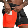 Men’s 2-in-1 Running & Training Shorts – Summer Double-Layer Sportswear