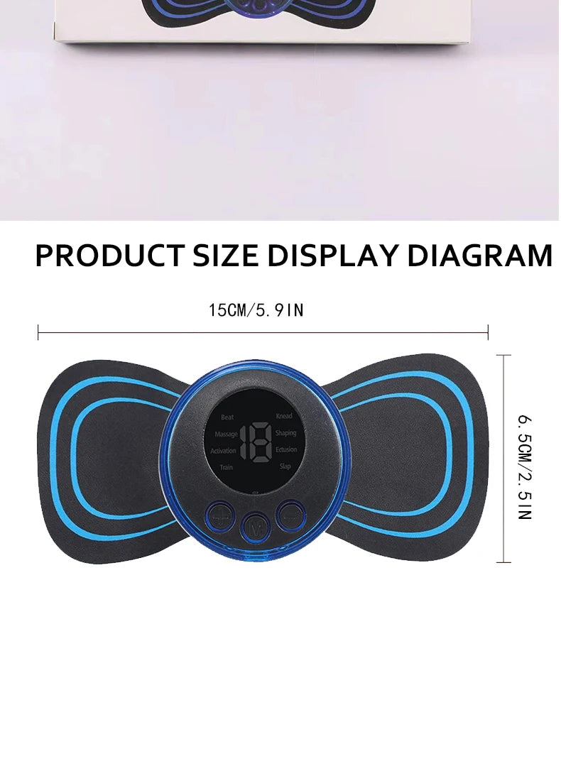 Rechargeable EMS Neck Massager – Smart Relief for Neck Pain & Tension