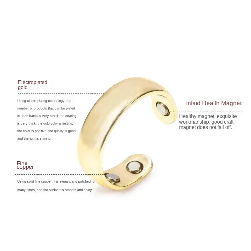Anti Snoring Device Ring Magnetic Therapy Acupressure Treatment