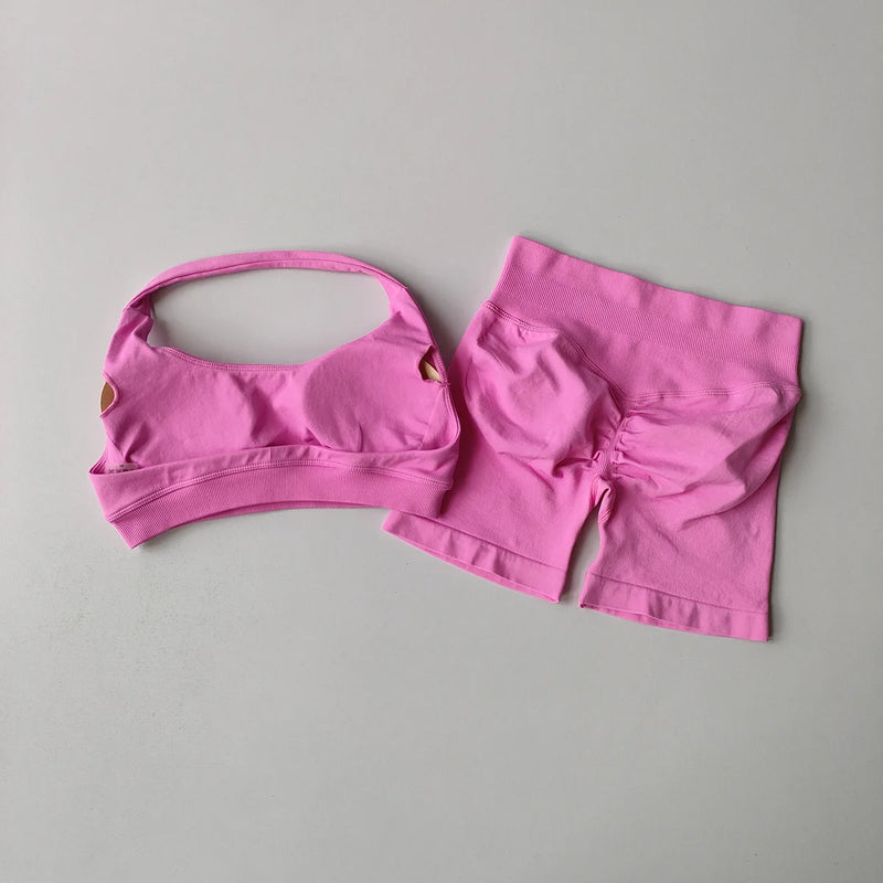 2-Piece Seamless Yoga Suit for Women