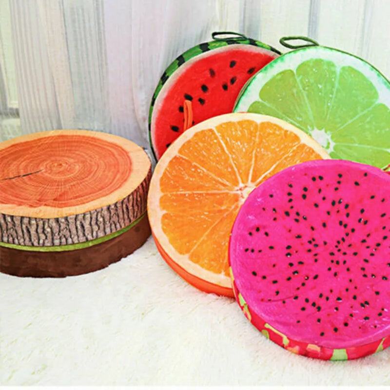 33cm Fruit-Shaped Round Cushion: