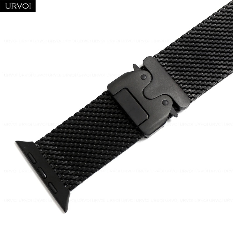 URVOI Titanium Milanese Loop for Apple Watch
