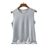 Men's Ice Silk Mesh Gym Stringer Tank Top – Transparent Bodybuilding Fitness Vest