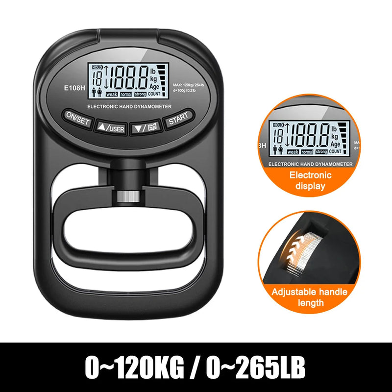 Digital Hand Grip Strength Tester 120kg