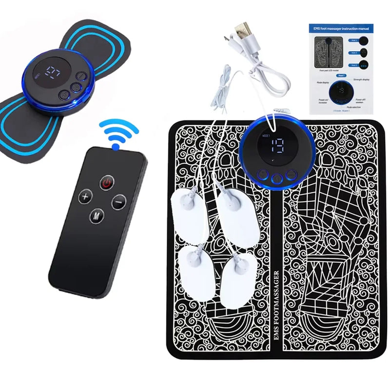 Electric EMS Foot Massager Accessories Pulse Muscle Stimulator