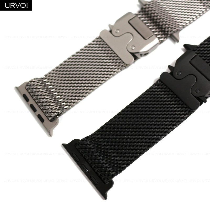 URVOI Titanium Milanese Loop for Apple Watch