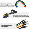 11pcs/Set Pull Rope Resistance Bands Fitness Equipment