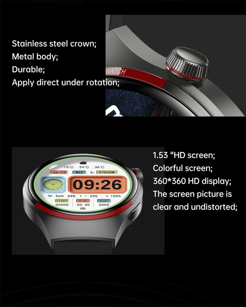 GT4 Pro Smart Watch with GPS & AMOLED Display