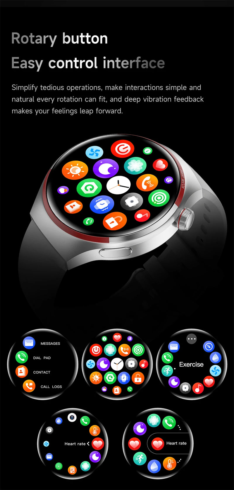 GT4 Pro Smart Watch with GPS & AMOLED Display