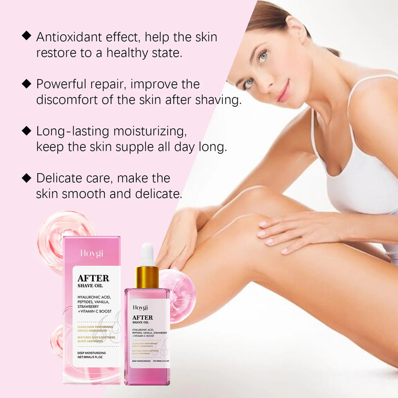 After Shave Oil Strawberry Vanilla Hair Aftershave Care Essential Oil