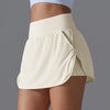 Outdoor Sports High Waist Yoga Tennis Skirt – Breathable Athletic Fitness Skort for Women