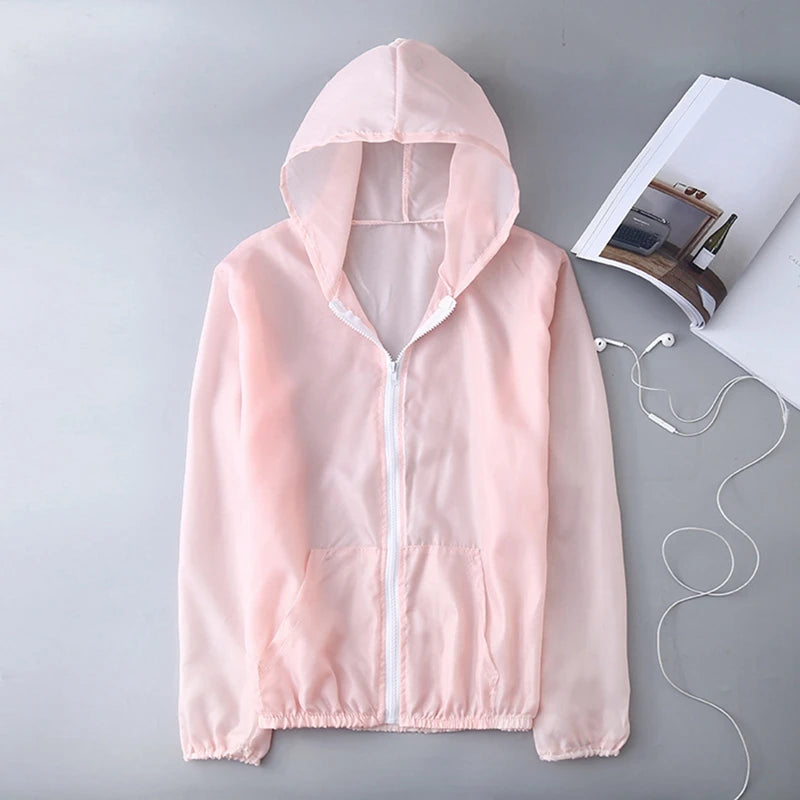 Quick Dry Breathable UV Protection Jacket – Lightweight Sunscreen Coat for Men & Women