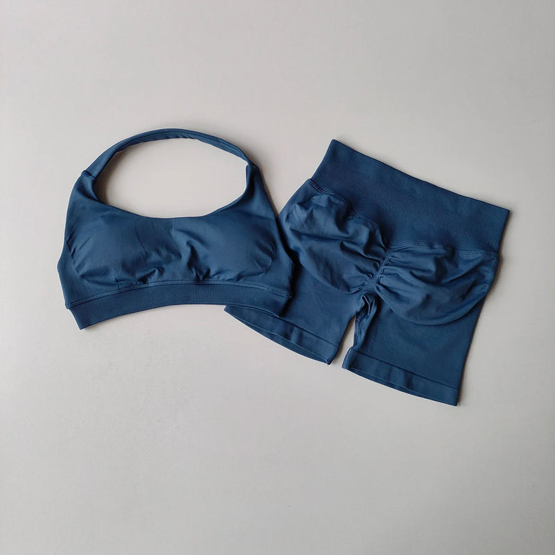 2-Piece Seamless Yoga Suit for Women