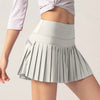 Summer Women’s Tennis Pleated Skirt with Inner Shorts