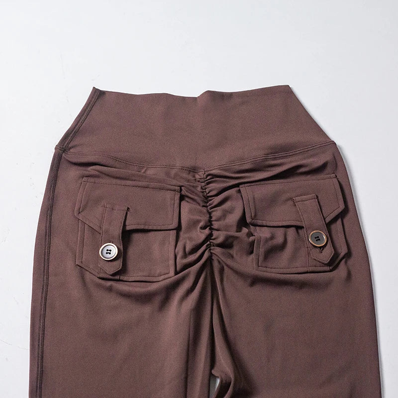 QINACTIVE Women’s Flared Fitness Pants