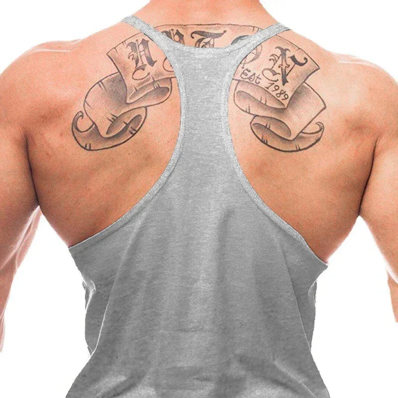 Men’s Plain Gym Fitness Muscle Tank Top