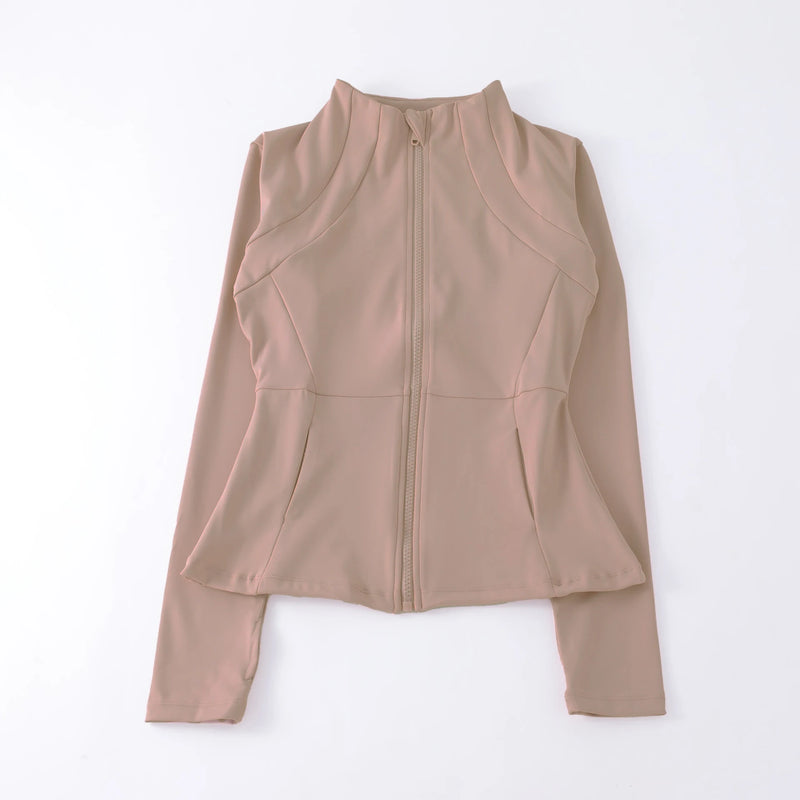 Women’s Yoga Windbreaker Jacket – Long Sleeve Running & Workout Top
