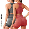 Yoga Set Gym Shorts Women Sport Bras and Workout Tops