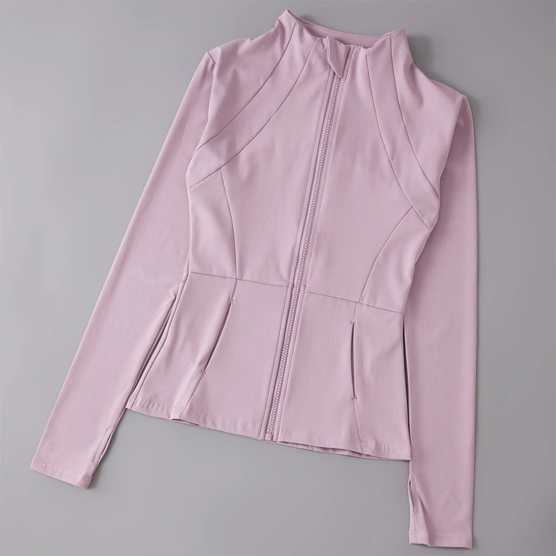Women’s Yoga Windbreaker Jacket – Long Sleeve Running & Workout Top