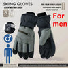 Unisex Winter Cycling Gloves – Warm Thermal Ski Gloves with Non-Slip Grip