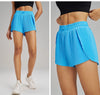 Fitness Fake Two-Piece Pleated Skirt Pants