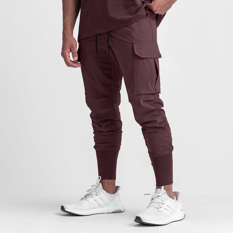 Men’s Camouflage Quick-Dry Sports Pants – Lightweight Stretch Workout Joggers for Running & Training
