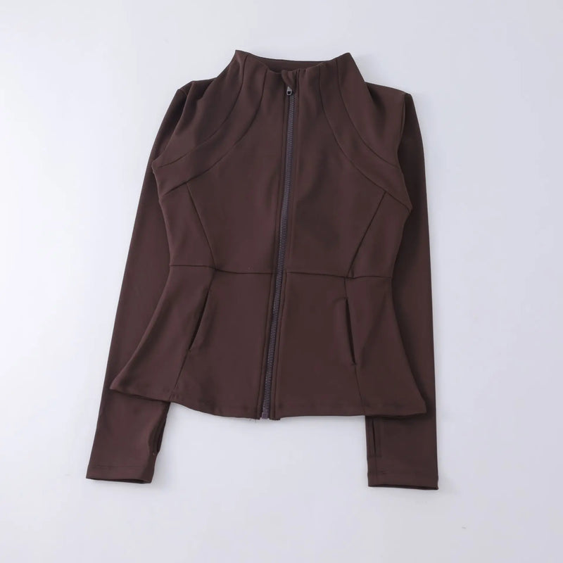 Women’s Yoga Windbreaker Jacket – Long Sleeve Running & Workout Top