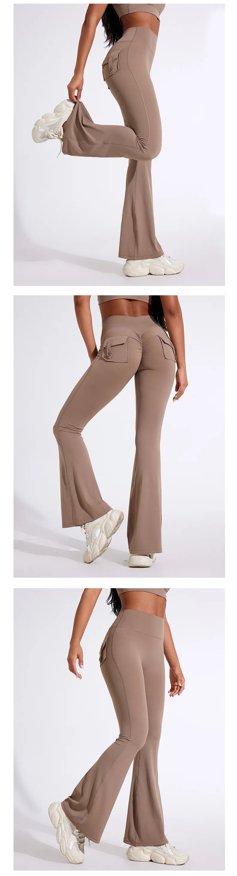 QINACTIVE Women’s Flared Fitness Pants