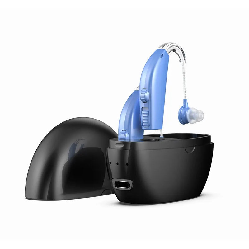 Rechargeable Portable Hearing Aid for the Elderly