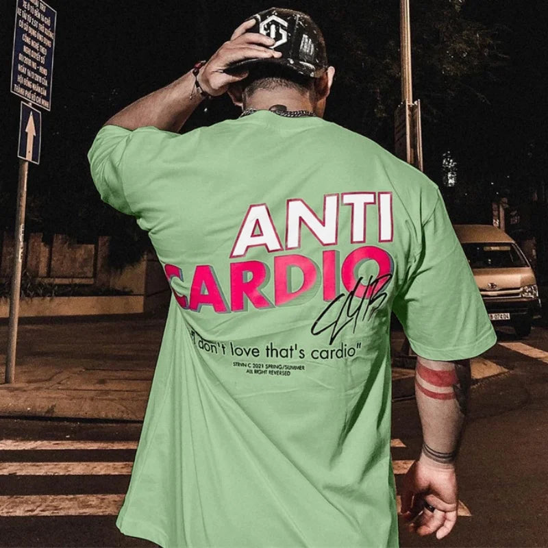 ANTI CARDIO Oversized Sports T-Shirt