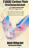 Carbon Plate Marathon Running Shoes – Lightweight Racing Sneakers with Stable Support & Cushioning