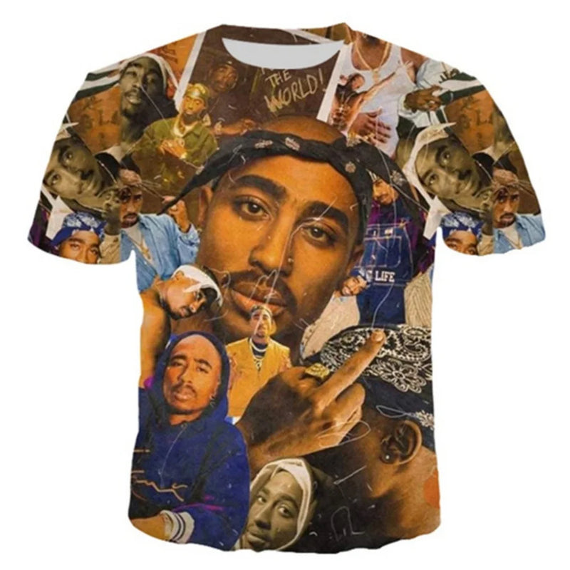 Men’s  2Pac Graphic T-Shirt Style 1